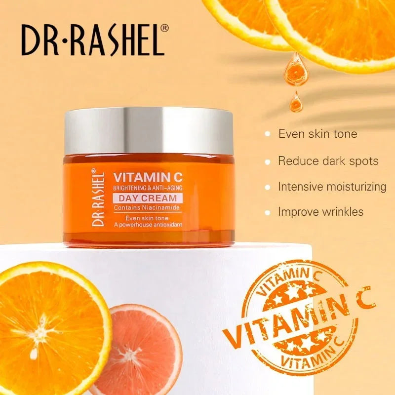 DR RASHEL Brand New Vitamin C Brightening Face Cream Day Cream And Night Cream