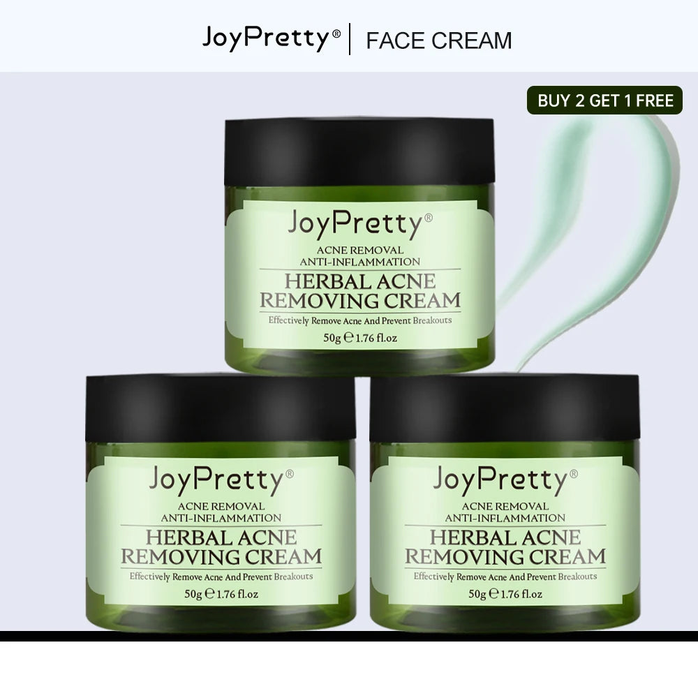 JOYPRETTY Herbal Acne Face Cream Body 50ml