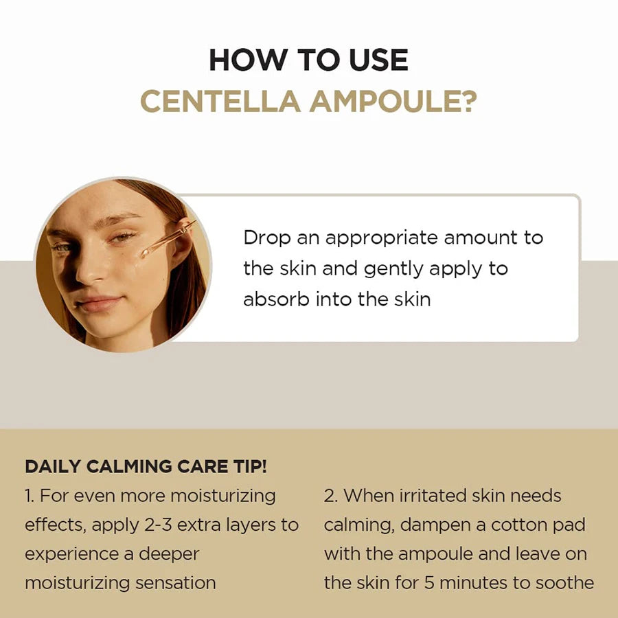 CENTELLA  Facial Serum , Prone and Sensitive Skin  Moisturizing Skin 50ml